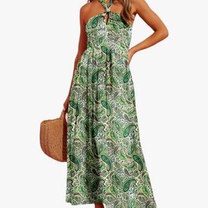 Women’s Flowy Floral Maxi Summer Dress